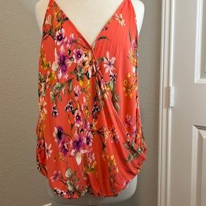 Stitch Fix | Pink Clover floral tank top.